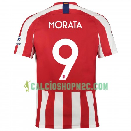 Atlético Madrid Morata 9 Maglia Prima 2019/2020 Manica Corta